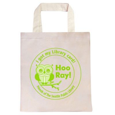 Cotton Canvas Convention Tote with Handle (15"x16")